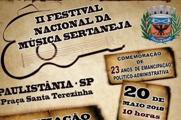 Notas do II Festival Nacional de Música Sertaneja